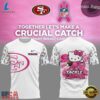 San Francisco 49ers x Hello Kitty Crucial Catch 2026 T Shirt, Viral 3D Graphic Tee San Francisco 49ers X Hello Kitty Crucial Catch 2026 T Shirt