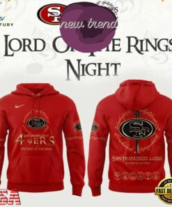 San Francisco 49ers x The Lord of the Rings 2026 Limited Edition Hoodie, Viral 3D Graphic Tee San Francisco 49ers X The Lord OF The Rings 2026 Limited Edition Hoodie