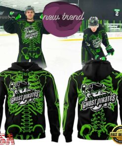 Savannah Ghost Pirates BONES ARE COMING TO THE ICE 2026 Limited Edition Hoodie, Viral 3D Graphic Tee Savannah Ghost Pirates Bones Are Coming TO The Ice 2026 Limited Edition Hoodie