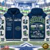 Seattle Seahawks NFL Gridiron Heritage Zip Hoodie, Sports Fans 3D Shirt Seattle Seahawks Nfl Gridiron Heritage Zip Hoodie