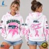 Seattle Seahawks NFL Pink Ribbon Stronger Together Breast Cancer Awareness Hoodie, Sports Fans 3D Shirt Seattle Seahawks Nfl Pink Ribbon Stronger Together Breast Cancer Awareness Hoodie