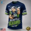 Seattle Seahawks NFL Popeye Bold Cartoon Athletes 3D T Shirt, Sports Fans 3D Shirt 2 Seattle Seahawks NFL Popeye Bold Cartoon Athletes 3D T Shirt, Sports Fans 3D Shirt Seattle Seahawks Nfl Popeye Bold Cartoon Athletes 3D T Shirt
