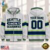 Seattle Seahawks NFL Varsity Stripe Zip Hoodie, Sports Fans 3D Shirt Seattle Seahawks Nfl Varsity Stripe Zip Hoodie