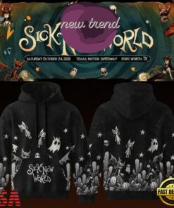 Sick New World Texas 2026 Limited Edition Hoodie, Trending Music 3D Tee Sick New World Texas 2026 Limited Edition Hoodie