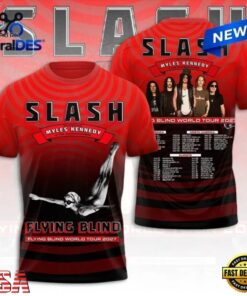Slash Myles Kennedy World Tour 2027 T Shirt, Trending Music 3D Tee Slash Myles Kennedy World Tour 2027 T Shirt