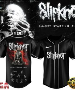 Slipknot sic est Stadium Tour 2027 Baseball Jersey, Music Artist Baseball Jersey Slipknot Sic Est Stadium Tour 2027 Baseball Jersey