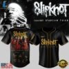 Slipknot sic est Stadium Tour 2027 Graphic Signature Baseball Jersey, Music Artist Baseball Jersey Slipknot Sic Est Stadium Tour 2027 Graphic Signature Baseball Jersey