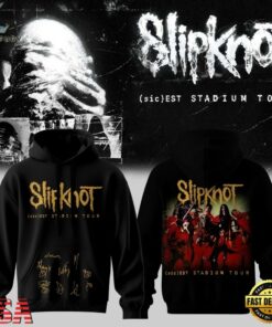 Slipknot sic est Stadium Tour 2027 Graphic Signature Hoodie, Trending Music 3D Tee Slipknot Sic Est Stadium Tour 2027 Graphic Signature Hoodie