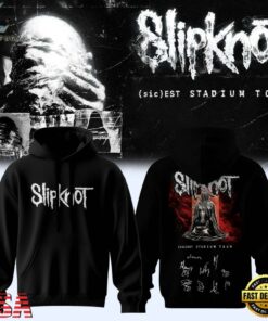 Slipknot sic est Stadium Tour 2027 Limited Edition Hoodie, Trending Music 3D Tee Slipknot Sic Est Stadium Tour 2027 Limited Edition Hoodie