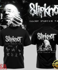 Slipknot sic est Stadium Tour 2027 Signature T Shirt, Trending Music 3D Tee Slipknot Sic Est Stadium Tour 2027 Signature T Shirt
