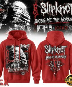 Slipknot Stadium Tour 2027 Born From Chaos Limited Edition Red Hoodie, Trending Music 3D Tee Slipknot Stadium Tour 2027 Born From Chaos Limited Edition Red Hoodie