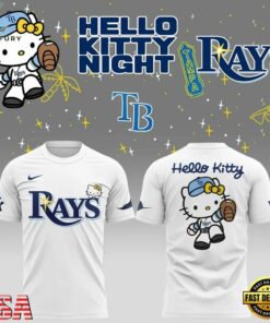 Special Edition Tampa Bay Rays x Hello Kitty T Shirt, Viral 3D Graphic Tee Special Edition Tampa Bay Rays X Hello Kitty T Shirt