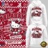 Speicla Edition Alabama Crimson Tide x Hello Kitty Hoodie, Viral 3D Graphic Tee Speicla Edition Alabama Crimson Tide X Hello Kitty Hoodie
