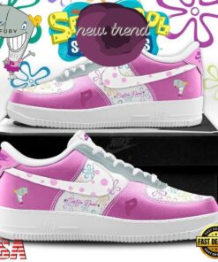 SpongeBob SquarePants 2026 Pink Air Force 1 Shoes Sneaker, Music Lover AF1 Shoes Spongebob Squarepants 2026 Pink Air Force 1 Shoes Sneaker