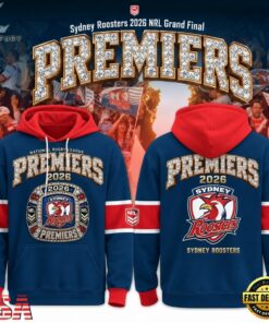 Sydney Roosters 2026 NRL Premiers Hoodie, Viral 3D Graphic Tee Sydney Roosters 2026 Nrl Premiers Hoodie
