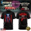 System Of A Down Live at the Rose Bowl 2027 3D Shirt, Trending Music 3D Tee System OF A Down Live AT The Rose Bowl 2027 3D Shirt