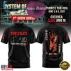 System Of A Down Live at the Rose Bowl 2027 Special New T Shirt, Trending Music 3D Tee System OF A Down Live AT The Rose Bowl 2027 Special New T Shirt