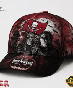 Tampa Bay Buccaneers NFL Horror Night Halloween 2026 Design Classic Cap, Football Limited Edition Cap Tampa Bay Buccaneers Nfl Horror Night Halloween 2026 Design Classic Cap