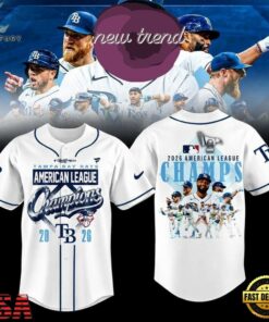 Tampa Bay Rays 2026 ALCS Champions World Series Special New White Baseball Jersey, Hot Baseball Jersey Tampa Bay Rays 2026 Alcs Champions World Series Special New White Baseball Jersey