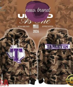 Tarleton State Texans Football x Military Appreciation 2026 Limited Edition Hoodie, Viral 3D Graphic Tee Tarleton State Texans Football X Military Appreciation 2026 Limited Edition Hoodie