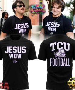 TCU Horned Frogs Jesus Won 2026 Graphic T Shirt, Viral 3D Graphic Tee Tcu Horned Frogs Jesus Won 2026 Graphic T Shirt