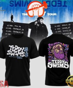 Teddy Swims The UGLY Tour Europe & UK 2027 Limited Edition T Shirt, Trending Music 3D Tee Teddy Swims The Ugly Tour Europe UK 2027 Limited Edition T Shirt