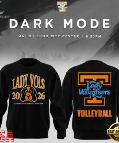 Tennessee Lady Volunteers Volleyball Dark Mode 2026 Sweatshirt, Viral 3D Graphic Tee Tennessee Lady Volunteers Volleyball Dark Mode 2026 Sweatshirt