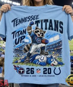 Tennessee Titans 26 20 Win Over Indianapolis Colts Game Day 3D Shirt, Viral 3D Graphic Tee Tennessee Titans 26 20 Win Over Indianapolis Colts Game Day 3D Shirt