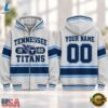 Tennessee Titans NFL Varsity Stripe Zip Hoodie, Sports Fans 3D Shirt Tennessee Titans Nfl Varsity Stripe Zip Hoodie
