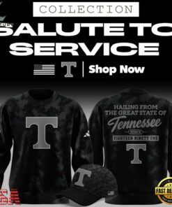 Tennessee Volunteers Football Salute to Service Camo 2026 Limited Edition Sweatshirt, Viral 3D Graphic Tee Tennessee Volunteers Football Salute TO Service Camo 2026 Limited Edition Sweatshirt