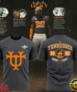 Tennessee Volunteers Neyland Legacy 2026 Signature T Shirt, Viral 3D Graphic Tee Tennessee Volunteers Neyland Legacy 2026 Signature T Shirt