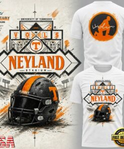Tennessee Volunteers Neyland Legacy 2026 White T Shirt, Viral 3D Graphic Tee Tennessee Volunteers Neyland Legacy 2026 White T Shirt