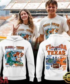 Texas Longhorns Florida vs Texas Matchup 2026 Hoodie, Viral 3D Graphic Tee Texas Longhorns Florida VS Texas Matchup 2026 Hoodie