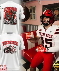 Texas Tech Red Raiders Lineman Halloween 2026 T Shirt, Viral 3D Graphic Tee Texas Tech Red Raiders Lineman Halloween 2026 T Shirt
