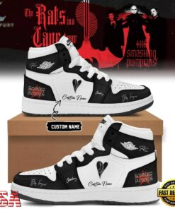 The Smashing Pumpkins The Rats In A Cage Tour 2026 Black Air Jordan 1 Hightop Shoes, Music AJ1 Sneakers The Smashing Pumpkins The Rats IN A Cage Tour 2026 Black Air Jordan 1 Hightop Shoes