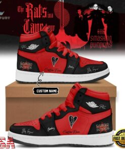 The Smashing Pumpkins The Rats In A Cage Tour 2026 Red Air Jordan 1 Hightop Shoes, Music AJ1 Sneakers The Smashing Pumpkins The Rats IN A Cage Tour 2026 Red Air Jordan 1 Hightop Shoes