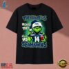 They Hate Us Because They Ain't Us Seahawks Grinch Christmas 2026 T Shirt, Music 2D Graphic Tee They Hate US Because They Ain T US Seahawks Grinch Christmas 2026 T Shirt