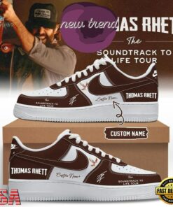 Thomas Rhett The Soundtrack to Life Tour 2026 Limited Edition Air Force 1 Shoes Sneakers, Music Lover AF1 Shoes Thomas Rhett The Soundtrack TO Life Tour 2026 Limited Edition Air Force 1 Shoes Sneakers