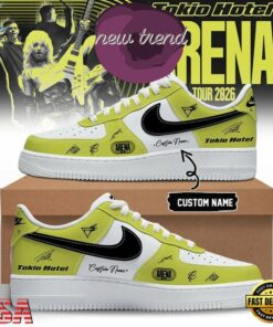 Tokio Hotel ARENA TOUR 2026 Signature Air Force 1 Shoes Sneakers, Music Lover AF1 Shoes Tokio Hotel Arena Tour 2026 Signature Air Force 1 Shoes Sneakers
