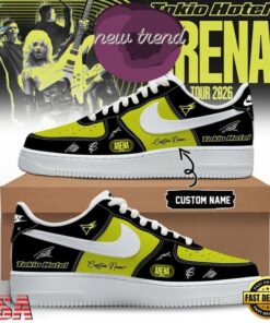 Tokio Hotel ARENA TOUR 2026 Signature Special New Air Force 1 Shoes Sneakers, Music Lover AF1 Shoes Tokio Hotel Arena Tour 2026 Signature Special New Air Force 1 Shoes Sneakers