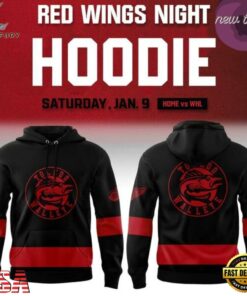 Toledo Walleye Red Wings Night 2026 Hoodie, Viral 3D Graphic Tee Toledo Walleye Red Wings Night 2026 Hoodie