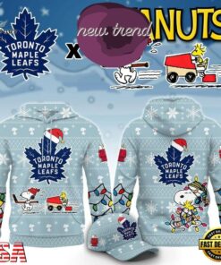 Toronto Maple Leafs x Peanuts 2026 Christmas Limited Edition Hoodie, Viral 3D Graphic Tee Toronto Maple Leafs X Peanuts 2026 Christmas Limited Edition Hoodie