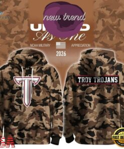 Troy Trojans Football Military Appreciation 2026 Hoodie, Viral 3D Graphic Tee Troy Trojans Football Military Appreciation 2026 Hoodie