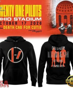 Twenty One Pilots Live At Ohio Stadium Exclusive 2026 Black Hoodie, Trending Music 3D Tee Twenty One Pilots Live AT Ohio Stadium Exclusive 2026 Black Hoodie