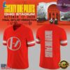 Twenty One Pilots x Ohio State Buckeyes 2026 Red Football Jersey, Fashion Football Jersey Twenty One Pilots X Ohio State Buckeyes 2026 Red Football Jersey