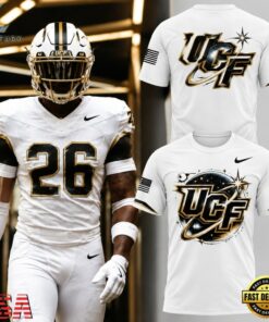UCF Knights Property of SpaceU 2026 White T Shirt, Viral 3D Graphic Tee Ucf Knights Property OF Spaceu 2026 White T Shirt