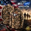 University of Georgia 2026 Military Appreciation Camo Hoodie, Viral 3D Graphic Tee University OF Georgia 2026 Military Appreciation Camo Hoodie