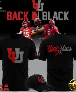 Utah Utes Football Back In Black Limited Edition T Shirt, Trending Music 3D Tee Utah Utes Football Back IN Black Limited Edition T Shirt