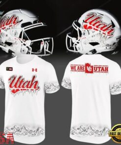 Utah Utes football Ice Cold White Out Exclusive 2026 T Shirt, Viral 3D Graphic Tee Utah Utes Football Ice Cold White Out Exclusive 2026 T Shirt