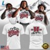 Utah Utes Football White Out 2026 White T Shirt, Viral 3D Graphic Tee Utah Utes Football White Out 2026 White T Shirt